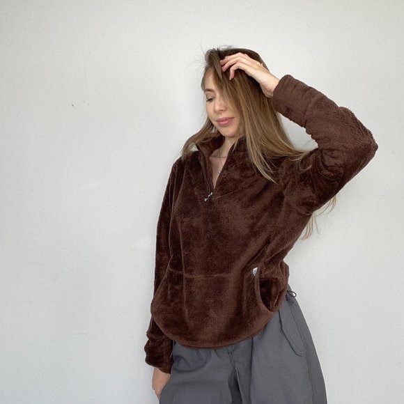 The North Face Tops - Vintage The North Face Soft Fleece Brown Medium.